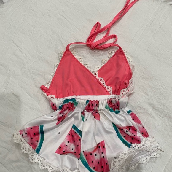 Baby girl romper halter top - Picture 2 of 2